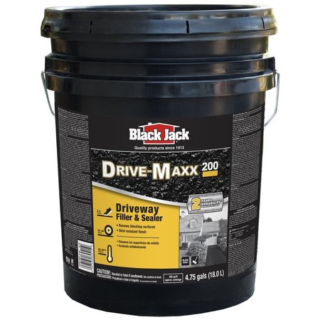 Black Jack Drive-Maxx 200 Matte Black Water-Based Rubberized Asphalt Driveway Sealer 4.75 gal 6451-9-30